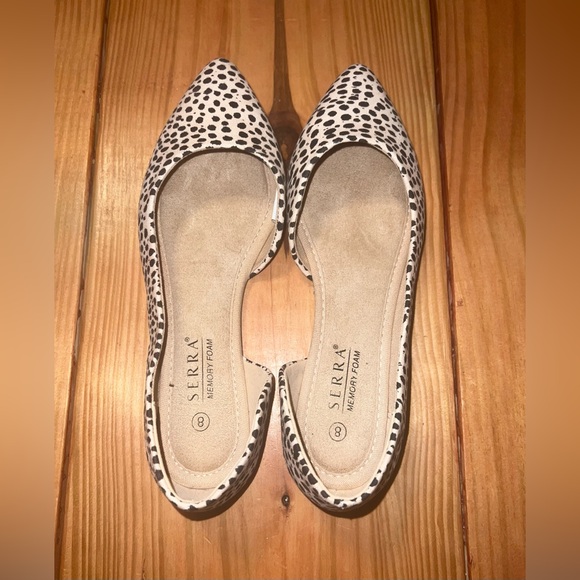 Serra Women's animal print Spotted Flats women’s 8 - Picture 2 of 4